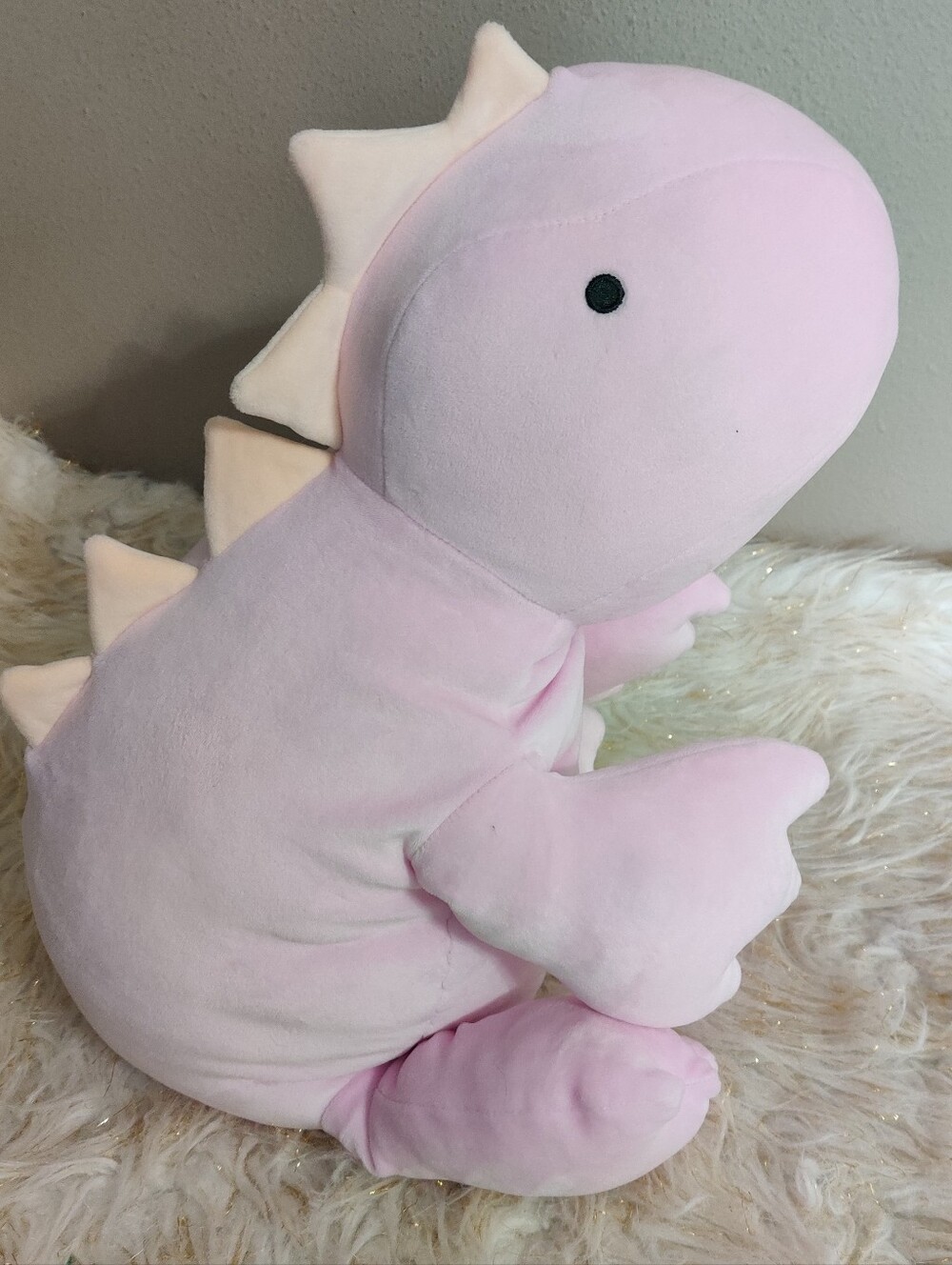 Pillowfort Purple Dinosaur Weighted Plush Pillow 24" Target 2025 Pastel Dino